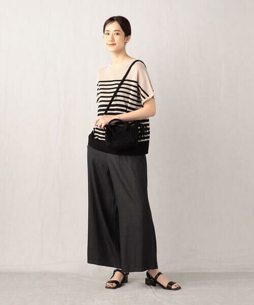 COMME CA ISM / コムサイズム トートバッグ | 【アップサイクル】手編み　ミニトートショルダー | 詳細1