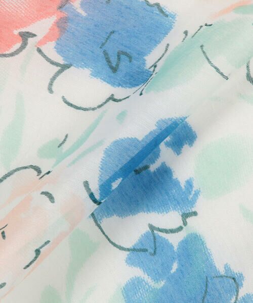 COMME CA ISM / コムサイズム マフラー・ショール・スヌード・ストール | 水彩フラワープリントストール | 詳細3