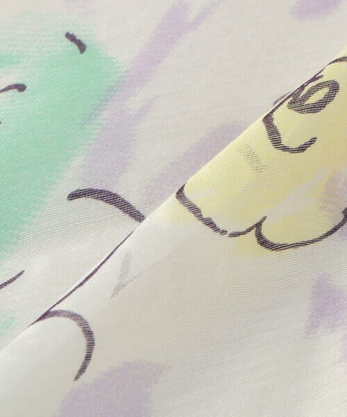 COMME CA ISM / コムサイズム マフラー・ショール・スヌード・ストール | 水彩フラワープリントストール | 詳細9