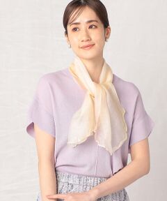 COMME CA ISM / コムサイズム マフラー・ショール・スヌード・ストール | グラデーション花びら ミニストール