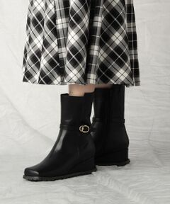 COMME CA ISM / コムサイズム ブーツ（ロング丈） | 飾りベルト付きミドルブーツ