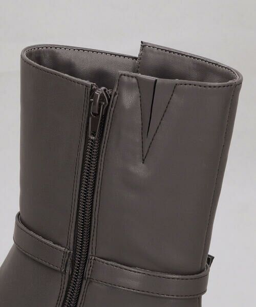 COMME CA ISM / コムサイズム ブーツ（ロング丈） | 飾りベルト付きミドルブーツ | 詳細12