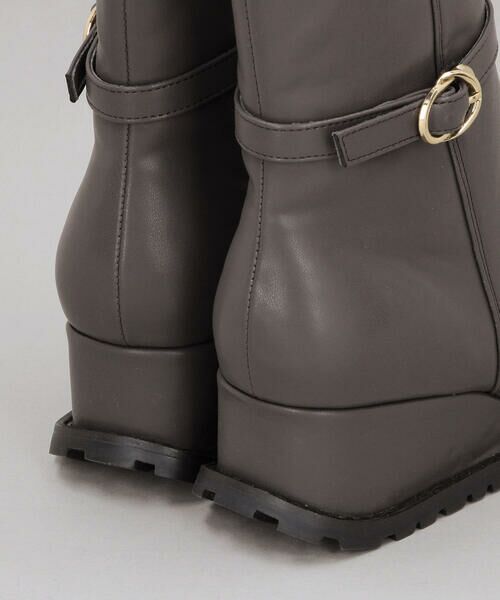 COMME CA ISM / コムサイズム ブーツ（ロング丈） | 飾りベルト付きミドルブーツ | 詳細10