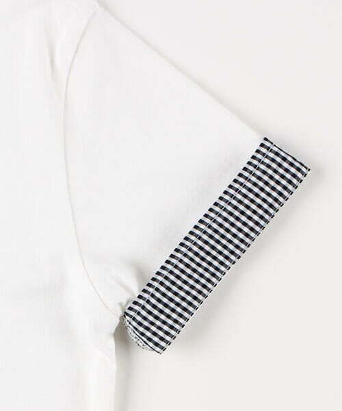 COMME CA ISM / コムサイズム ポロシャツ | ギンガムチェック使い 半袖ポロシャツ | 詳細5