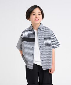 セール】 丸襟 ピンタック ブラウス(140-160cm) （シャツ