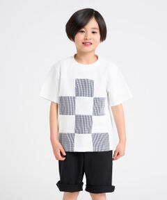 パッチワーク半袖Tシャツ （Tシャツ）｜COMME CA ISM