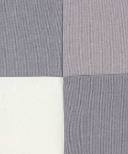 COMME CA ISM / コムサイズム Tシャツ | パッチワーク半袖Tシャツ | 詳細1