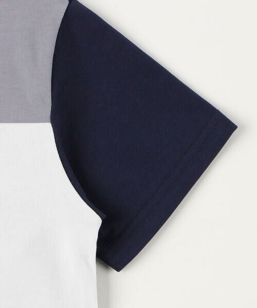 COMME CA ISM / コムサイズム Tシャツ | パッチワーク半袖Tシャツ | 詳細5