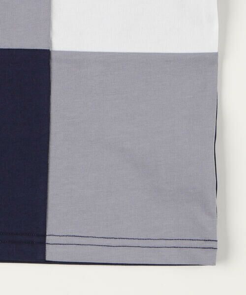COMME CA ISM / コムサイズム Tシャツ | パッチワーク半袖Tシャツ | 詳細6