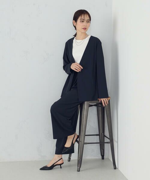 COMME CA ISM / コムサイズム ノーカラージャケット | 【UVカット・吸水速乾・接触冷感】kireri ノーカラージャケット / セットアップ対応 | 詳細5