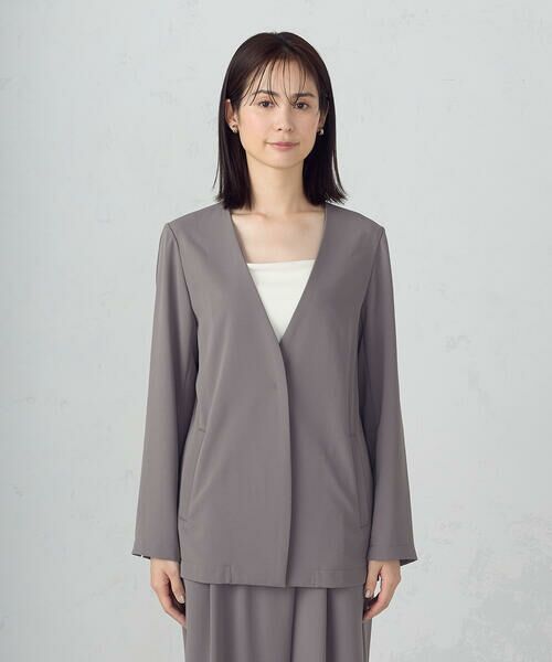 COMME CA ISM / コムサイズム ノーカラージャケット | 【UVカット・吸水速乾・接触冷感】kireri ノーカラージャケット / セットアップ対応 | 詳細17