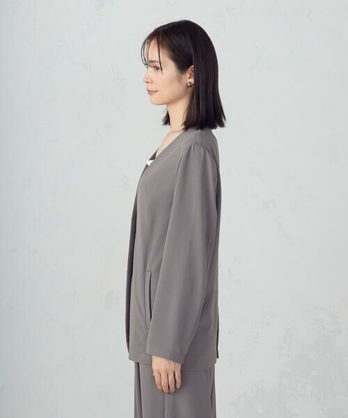 COMME CA ISM / コムサイズム ノーカラージャケット | 【UVカット・吸水速乾・接触冷感】kireri ノーカラージャケット / セットアップ対応 | 詳細18