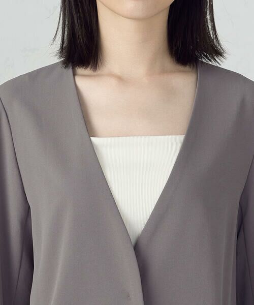 COMME CA ISM / コムサイズム ノーカラージャケット | 【UVカット・吸水速乾・接触冷感】kireri ノーカラージャケット / セットアップ対応 | 詳細20