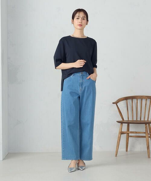 COMME CA ISM / コムサイズム シャツ・ブラウス | 【UVカット・吸水速乾・接触冷感】kireri ランタンスリーブ ブラウス / セットアップ対応 | 詳細1