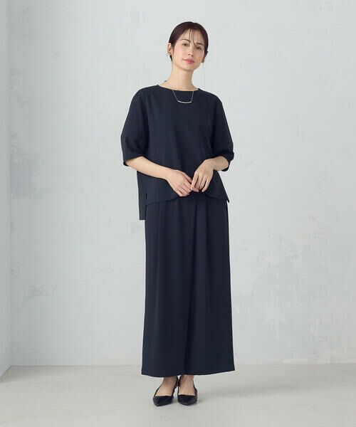 COMME CA ISM / コムサイズム その他パンツ | 【UVカット・吸水速乾・接触冷感】kireri ラップ風ワイドパンツ / セットアップ対応 | 詳細1