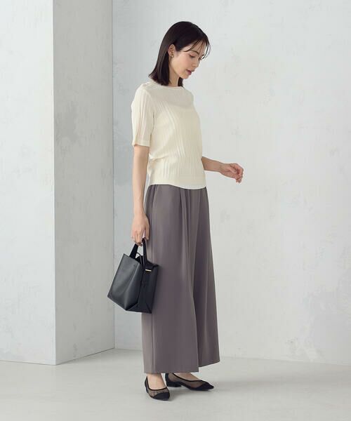 COMME CA ISM / コムサイズム その他パンツ | 【UVカット・吸水速乾・接触冷感】kireri ラップ風ワイドパンツ / セットアップ対応 | 詳細12