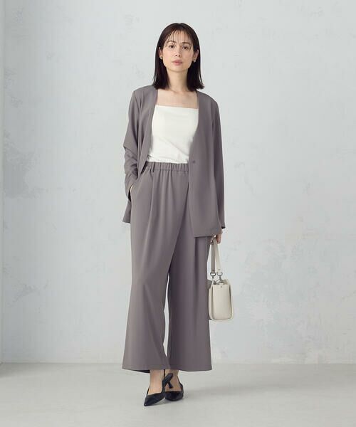 COMME CA ISM / コムサイズム その他パンツ | 【UVカット・吸水速乾・接触冷感】kireri ラップ風ワイドパンツ / セットアップ対応 | 詳細15