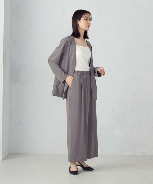 COMME CA ISM / コムサイズム その他パンツ | 【UVカット・吸水速乾・接触冷感】kireri ラップ風ワイドパンツ / セットアップ対応 | 詳細16