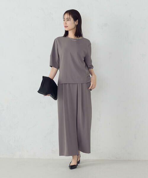 COMME CA ISM / コムサイズム その他パンツ | 【UVカット・吸水速乾・接触冷感】kireri ラップ風ワイドパンツ / セットアップ対応 | 詳細18