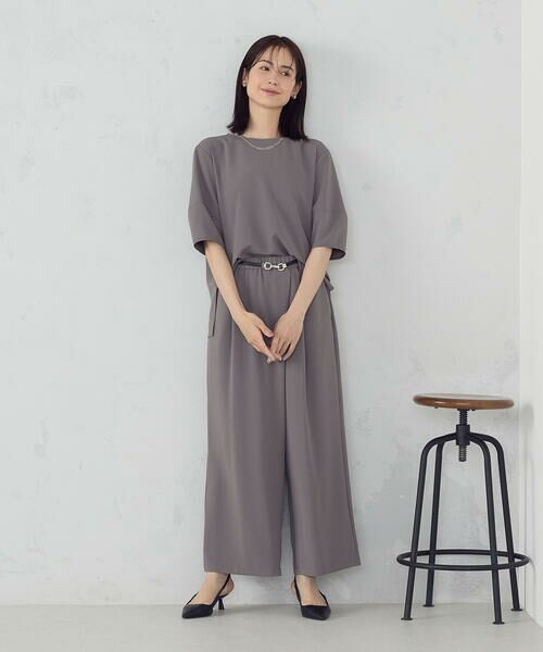 COMME CA ISM / コムサイズム その他パンツ | 【UVカット・吸水速乾・接触冷感】kireri ラップ風ワイドパンツ / セットアップ対応 | 詳細19