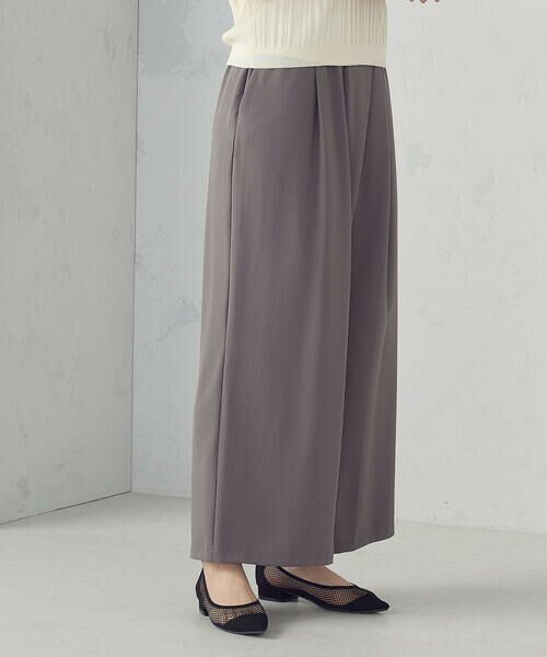 COMME CA ISM / コムサイズム その他パンツ | 【UVカット・吸水速乾・接触冷感】kireri ラップ風ワイドパンツ / セットアップ対応 | 詳細21