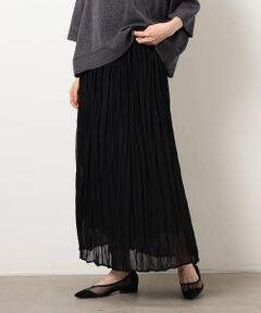 COMME CA ISM / コムサイズム ロング・マキシ丈スカート | シフォンジョーゼット クリンクルプリーツスカート