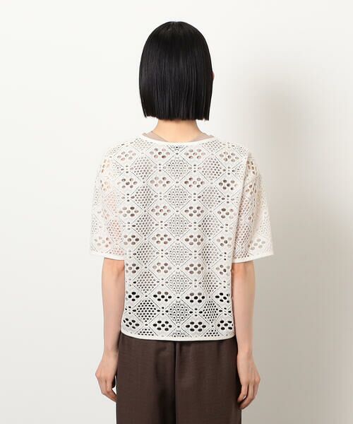 COMME CA ISM / コムサイズム カーディガン・ボレロ | クロップド丈 レース カーディガン | 詳細9