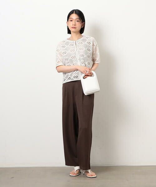 COMME CA ISM / コムサイズム カーディガン・ボレロ | クロップド丈 レース カーディガン | 詳細2