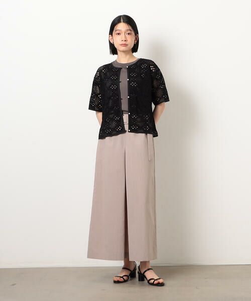 COMME CA ISM / コムサイズム カーディガン・ボレロ | クロップド丈 レース カーディガン | 詳細15