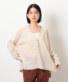 COMME CA ISM / コムサイズム カーディガン・ボレロ | リネン混カーディガン
