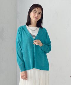 COMME CA ISM / コムサイズム カーディガン・ボレロ | リネン混カーディガン