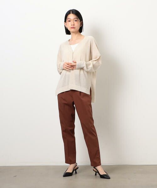 COMME CA ISM / コムサイズム カーディガン・ボレロ | リネン混カーディガン | 詳細2