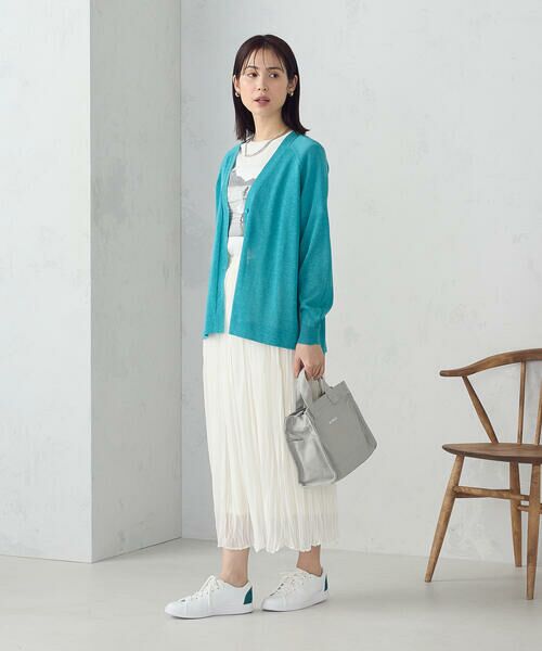 COMME CA ISM / コムサイズム カーディガン・ボレロ | リネン混カーディガン | 詳細16