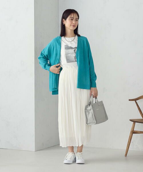 COMME CA ISM / コムサイズム カーディガン・ボレロ | リネン混カーディガン | 詳細17