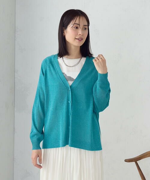 COMME CA ISM / コムサイズム カーディガン・ボレロ | リネン混カーディガン | 詳細22