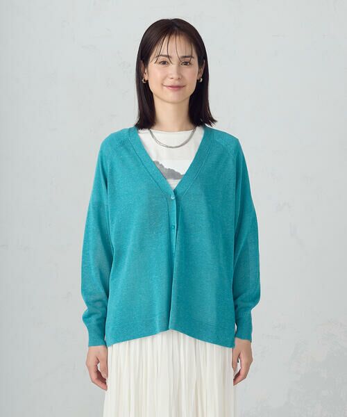 COMME CA ISM / コムサイズム カーディガン・ボレロ | リネン混カーディガン | 詳細23