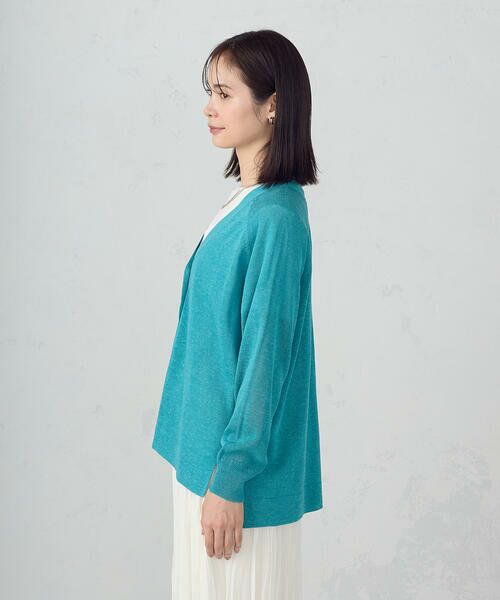 COMME CA ISM / コムサイズム カーディガン・ボレロ | リネン混カーディガン | 詳細24