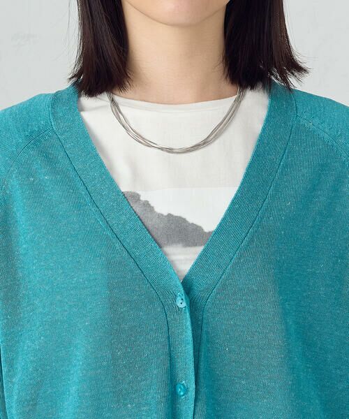 COMME CA ISM / コムサイズム カーディガン・ボレロ | リネン混カーディガン | 詳細26