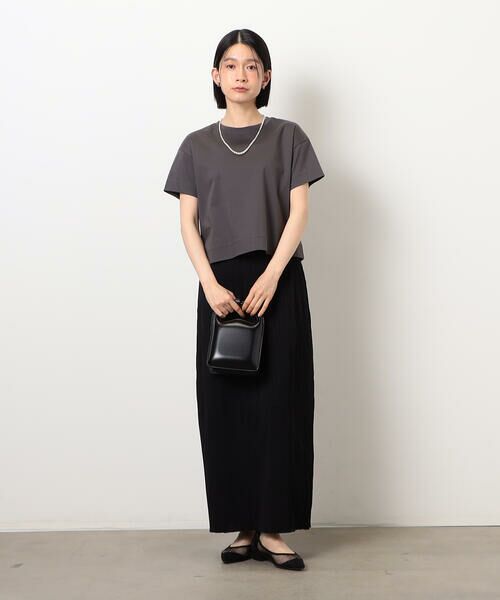 COMME CA ISM / コムサイズム カットソー | ボックスシルエット　クロップド丈　Ｔシャツ | 詳細16