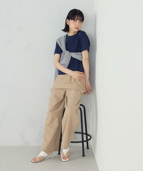 COMME CA ISM / コムサイズム カットソー | ボックスシルエット クロップド丈 Tシャツ | 詳細19