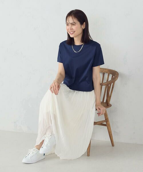 COMME CA ISM / コムサイズム カットソー | ボックスシルエット　クロップド丈　Ｔシャツ | 詳細29