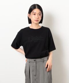 COMME CA ISM / コムサイズム カットソー | レース刺しゅう Ｔシャツ