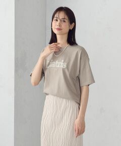 COMME CA ISM / コムサイズム カットソー | レース刺しゅう Ｔシャツ
