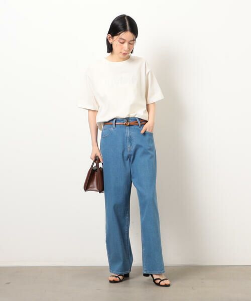 COMME CA ISM / コムサイズム カットソー | レース刺しゅう Tシャツ | 詳細1