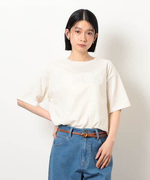 COMME CA ISM / コムサイズム カットソー | レース刺しゅう Tシャツ | 詳細4