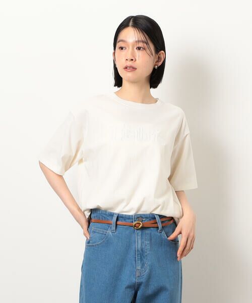 COMME CA ISM / コムサイズム カットソー | レース刺しゅう Tシャツ | 詳細5