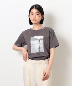 COMME CA ISM / コムサイズム カットソー | フォトプリントＴシャツ