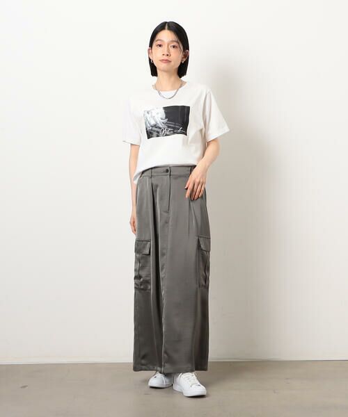 COMME CA ISM / コムサイズム カットソー | フォトプリントＴシャツ | 詳細1