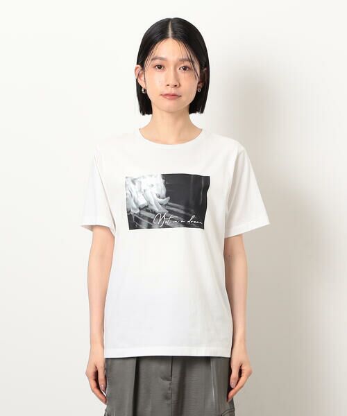 COMME CA ISM / コムサイズム カットソー | フォトプリントＴシャツ | 詳細8