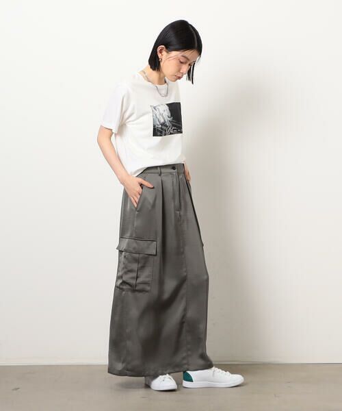 COMME CA ISM / コムサイズム カットソー | フォトプリントＴシャツ | 詳細3